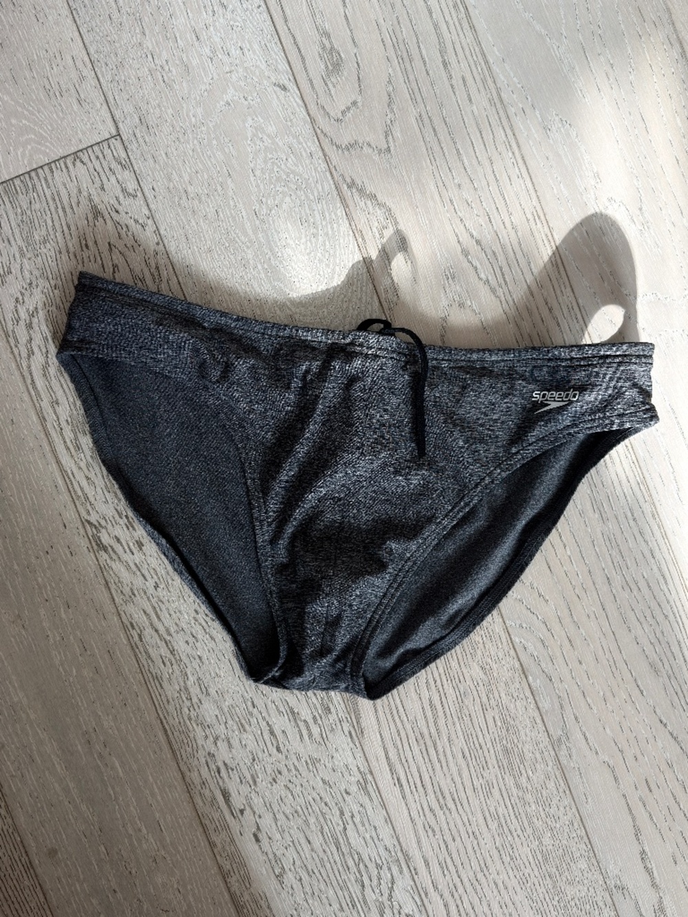 Speedo Men's Dark Heathery Gray Swim Brief